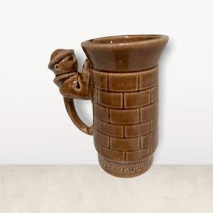 he Black Monk Vintage Stoneware Cup/Brown Coffee Cup Stein Kitsch‎ Retro Barware